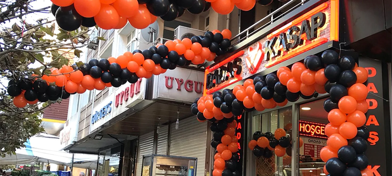 İstanbul mağaza açılışı ve balon dekoru